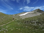 A sx la Üsseri Nanzlicke (passo) e a dx il tratto finale della salita allo Spitzhorli (ultimi 150 mt circa)